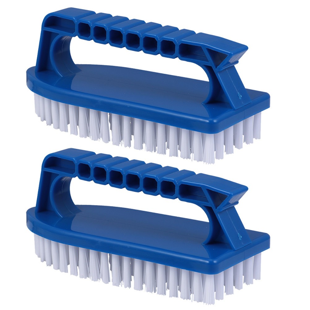 2Pcs Reusable Multi Purpose Scrub Brush for Pool Bathroom Tile Floor Cleaning