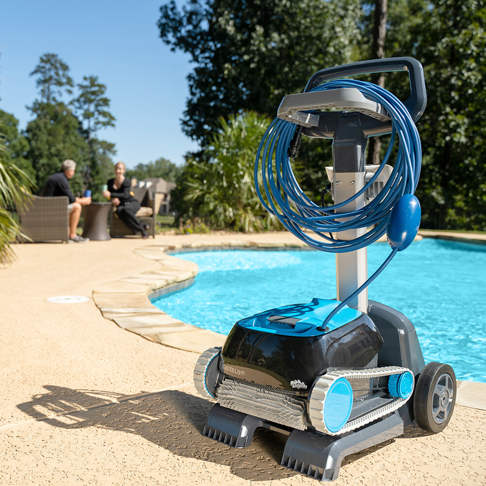 Maytronics Dolphin Nautilus CC with Caddy Inground Pool Cleaner Pools up to 33ft