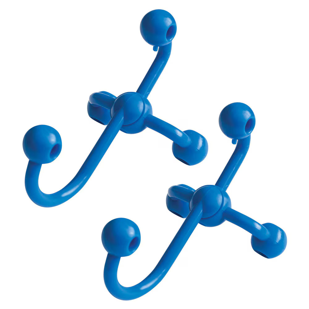 Blue Torrent Chain Link Fence Swimming Pool Pole Accessory Hangers – 2 Pack