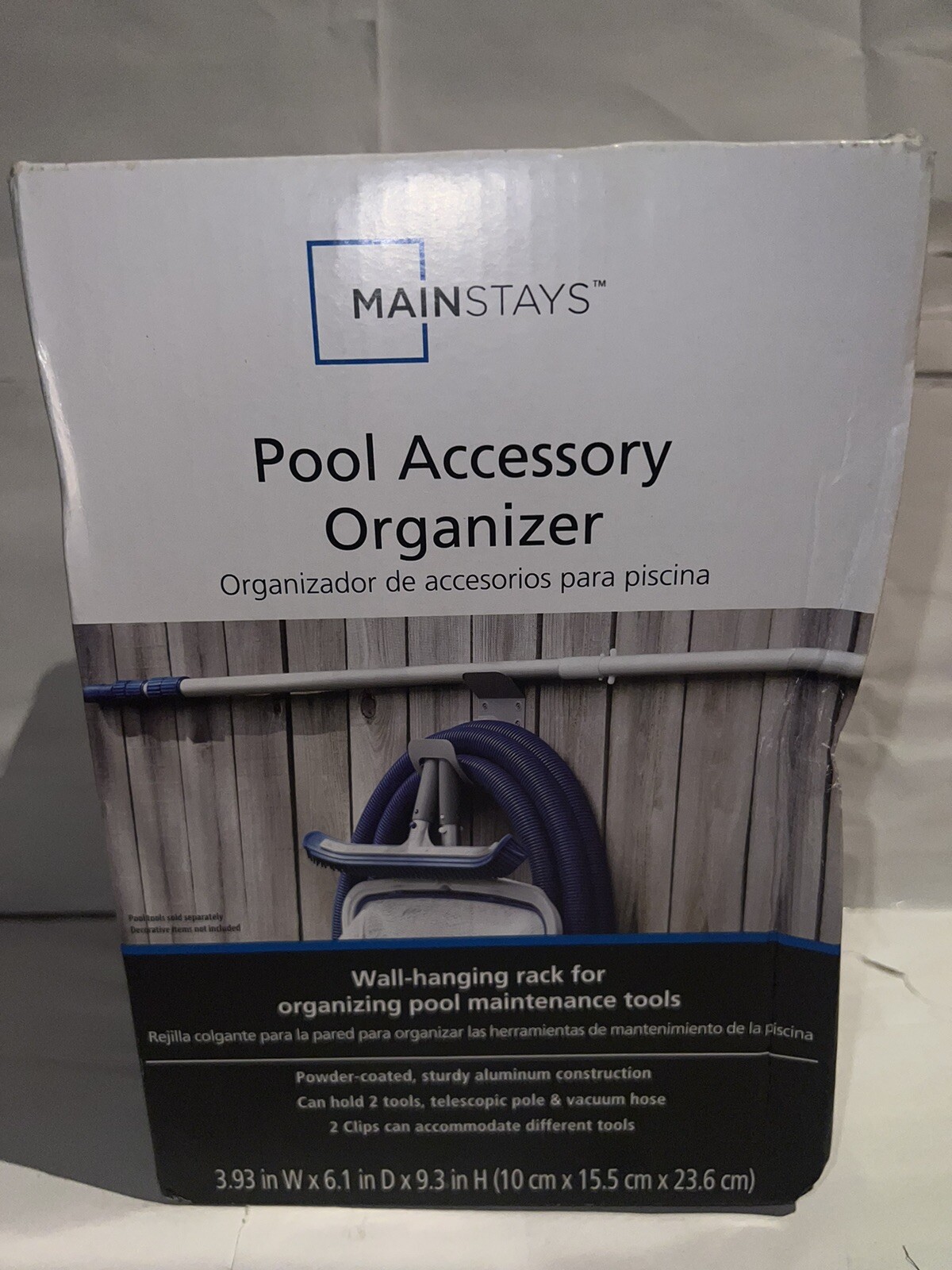 Pool Accessory Wall-hanging Rack For Organizing Pool Maintenance Tools Brand New