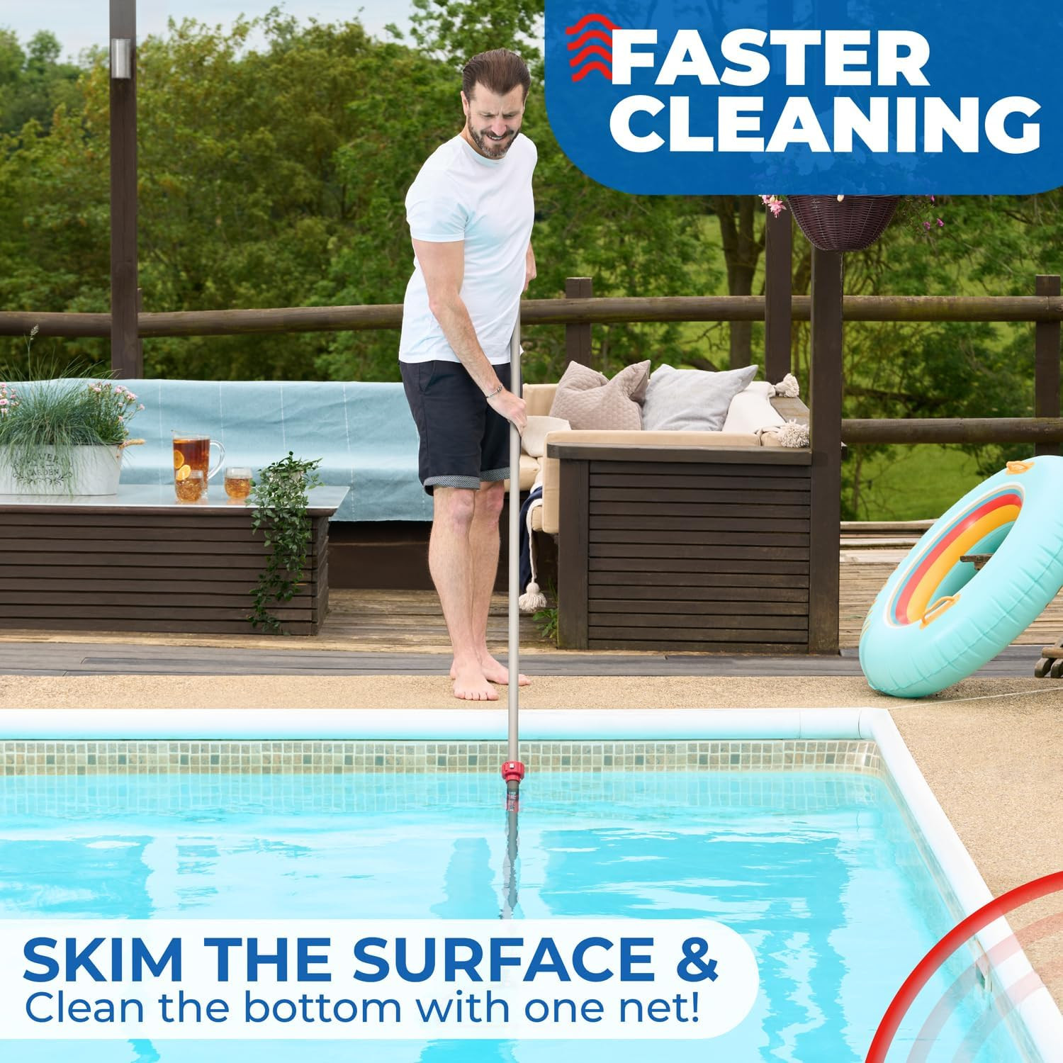 Protuff 17&Prime; Silt Net Pool Skimmer for PROS – “490 Promise” Unlimited Uncondition