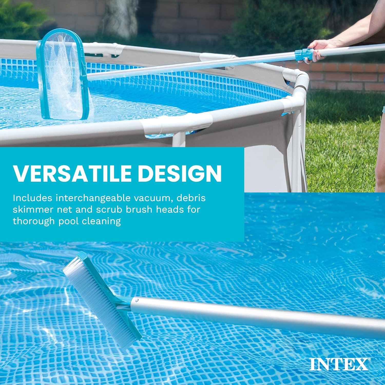 Intex 28003E Deluxe above Ground Pool Maintenance Kit for Minimum 800 GPH Flow R