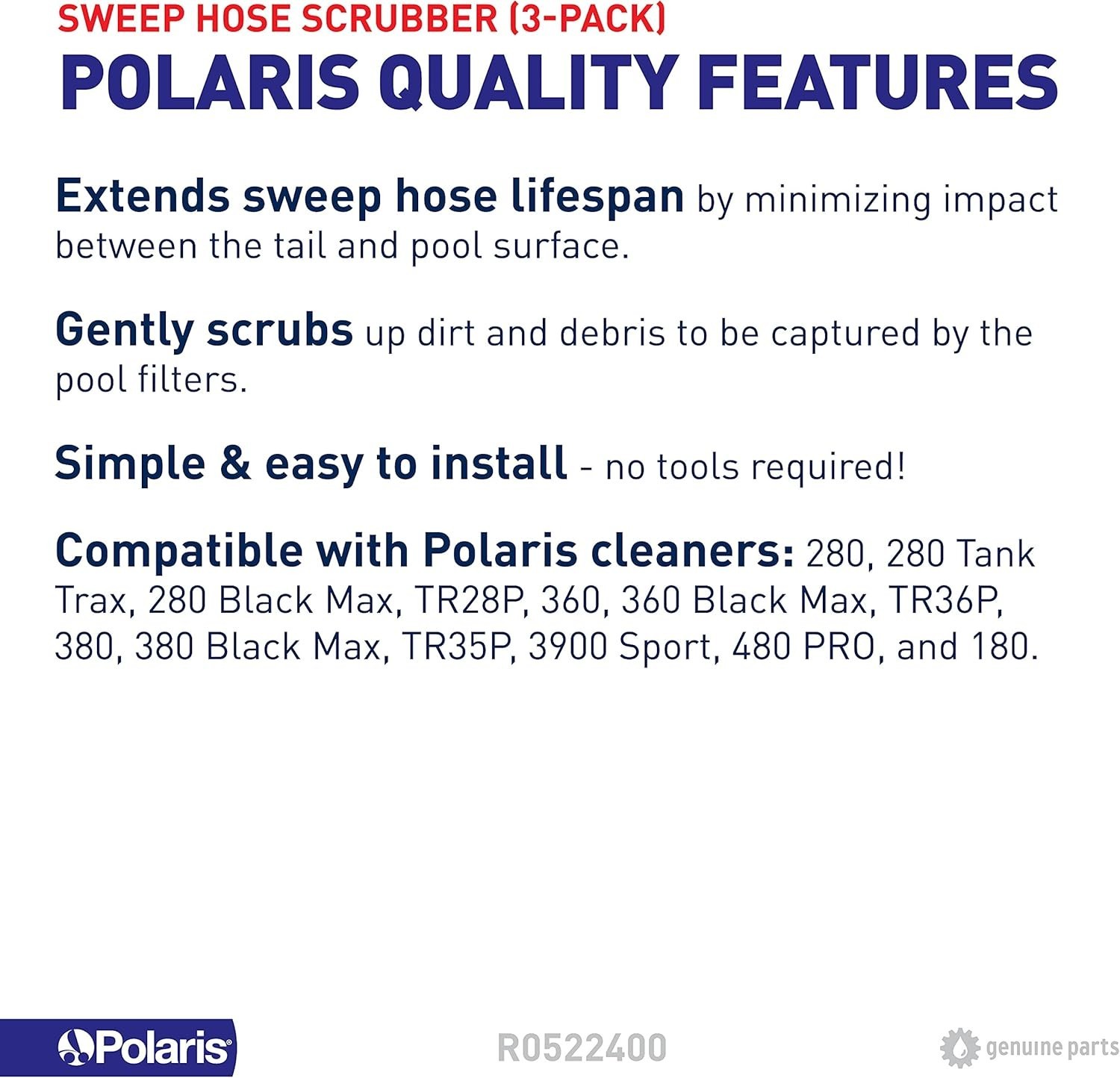 Polaris Sweep Hose Scrubber Replacement