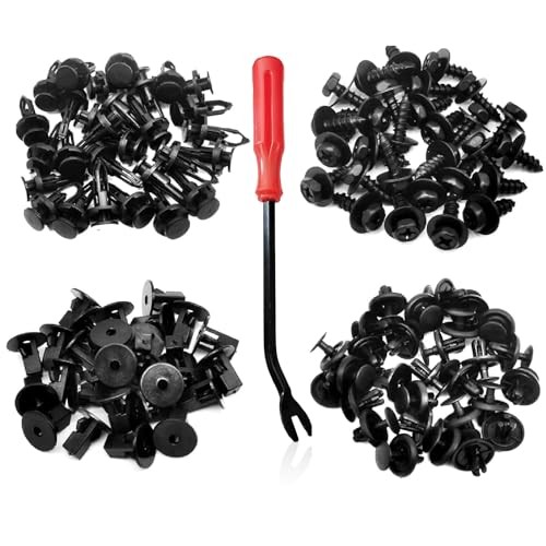 120-Piece 4-in-1 Bumper & Fender Clip Kit – Replaces OEM# 90159-60498, 52161