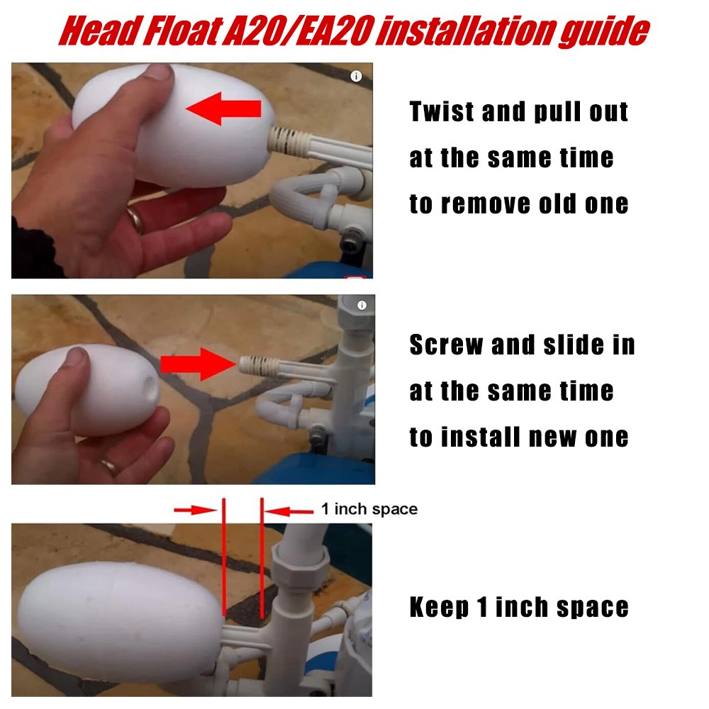 Head Float A20/Ballast Float For Polaris 280/360/380 & For Legend Pool Cleaners