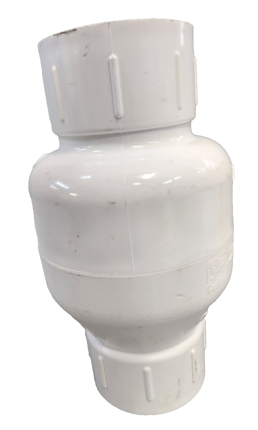 2&Prime; PVC Spring Check Valve, Flo-Control 1011-20, 2lb Spring 2&Prime; Slip x 2&Prime; Slip