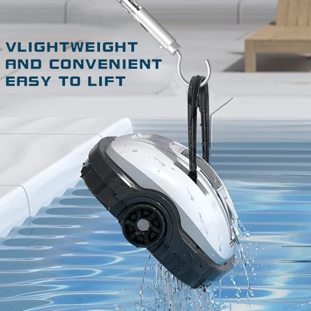 Hook for Robotic Pool Cleaner, Stainless Steel Pool Pole Hook Compatible with…
