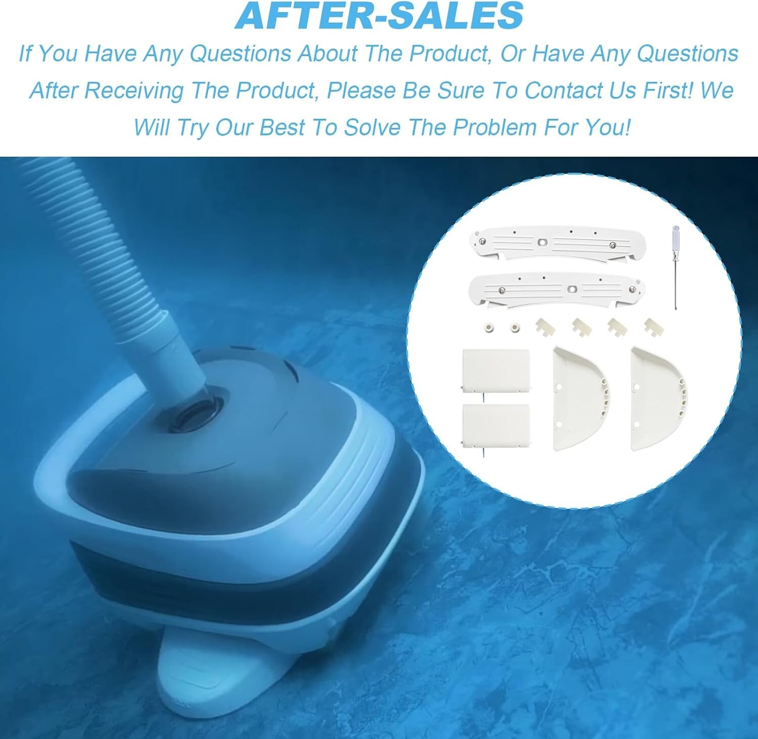AXV417WHP Pool Cleaner Kit Compatible with Hayward Navigator Pool Vac Ultra Pool