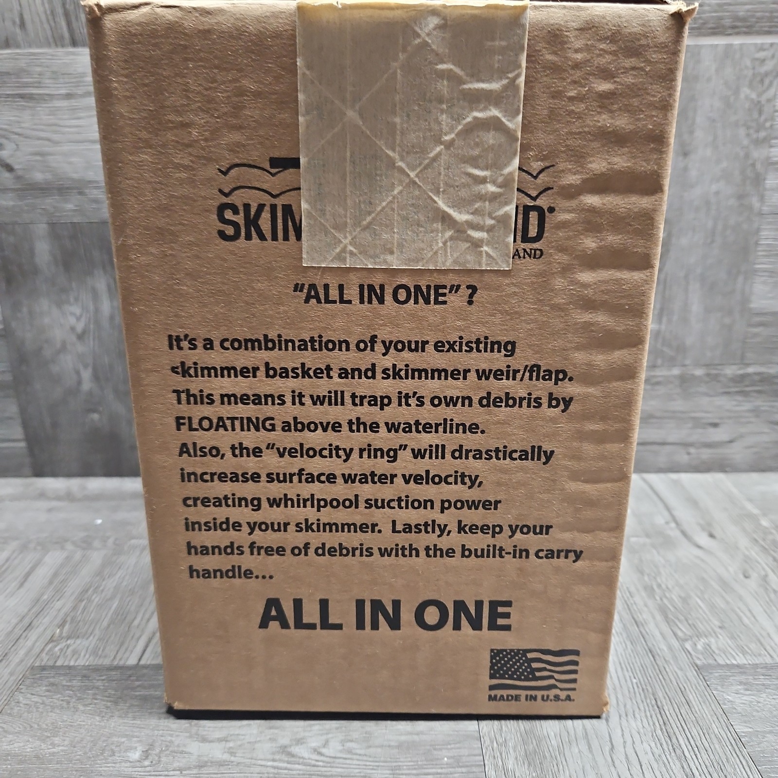 Skim A Round « All-In-One » Pool Skimmer Basket Made In USA