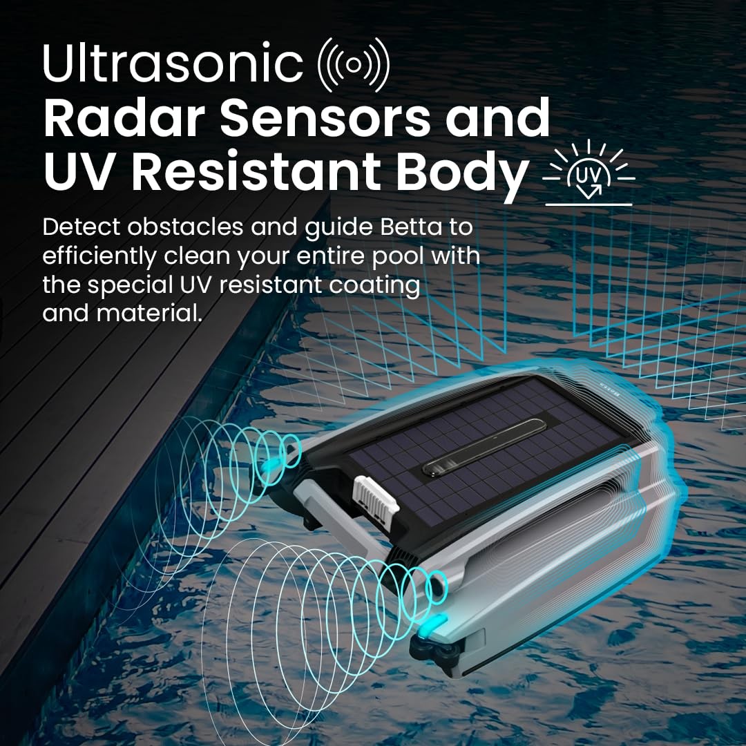 SE Plus – Solar-Powered Robotic Pool Skimmer with 24/7 Continuous Cleaning Po…