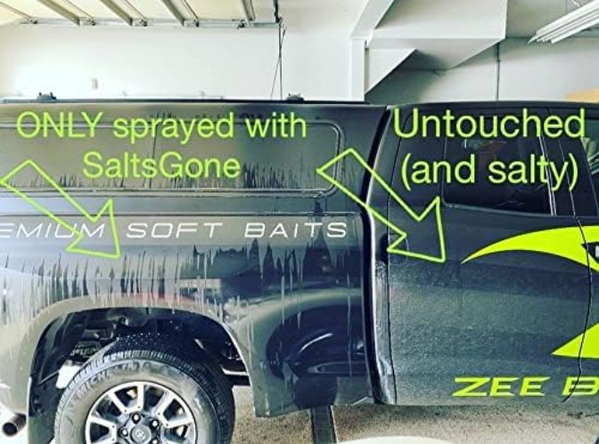 Fast-Acting 1 Gallon Salt Removal Spray – Safe on Ceramic & Wax Coatings