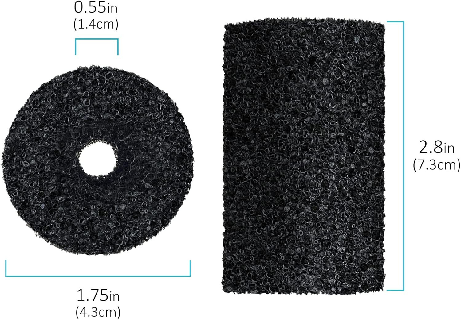 Pool Hose Tail Scrubbers,12 Pack Tail Sweeps Scrubber Replacement High Density S