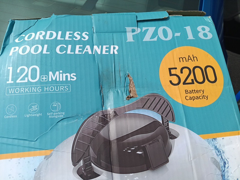 PZO-18 Cordless Pool Cleaner Robot 5200mAh Open Box Open Box Free Shipping R3