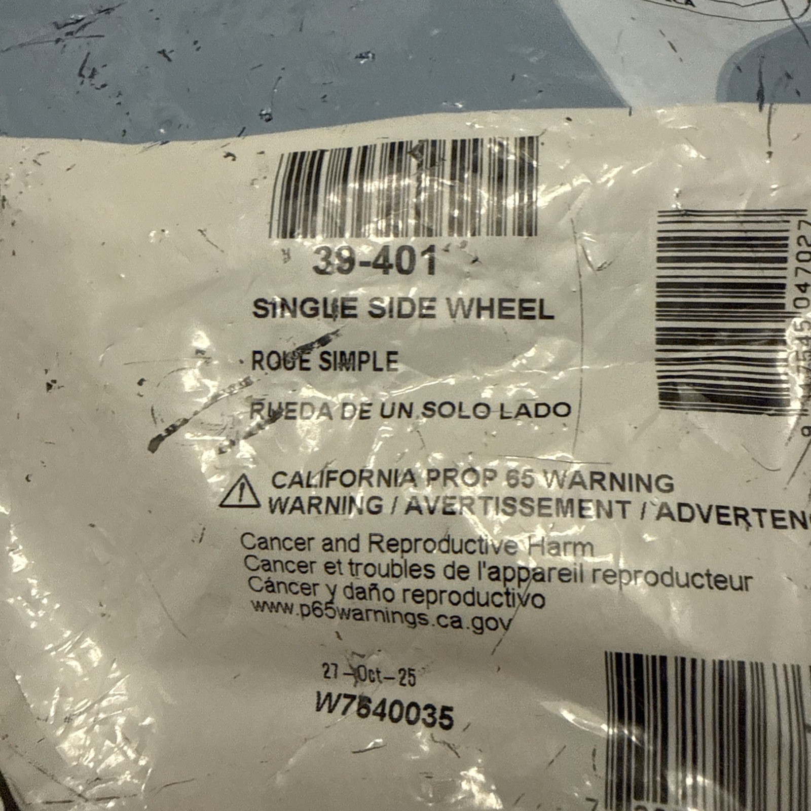 Polaris 39-401 Single Side Wheel 3900 Sport Automatic Pool Cleaner OEM New