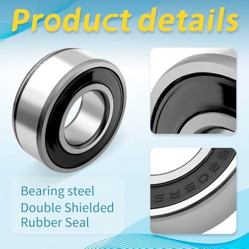 Wheel Bearing Kit with ABS Sealed, 9276A/9276B 9252/9252A, Replacement for