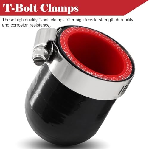 1 1/4&Prime;(32mm) Silicone Coolant Cap Vacuum Hose Plug with Clamp,High 1-1/4&Prime;(32mm)