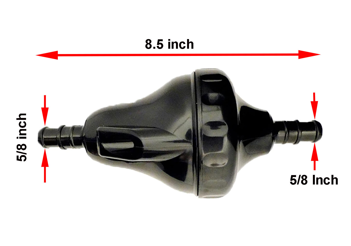 Black Backup Valve Kit G62 w/ Nut D16 For Polaris 3900, 280 Black Max F5B, TR35P