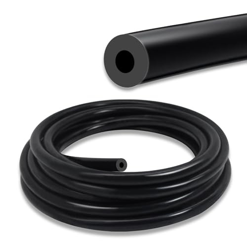 Vacuum Hose Automotive, 5FT ID 1/8&Prime;(3mm) ID Vacuum Hose, 130PSI Max Pressure