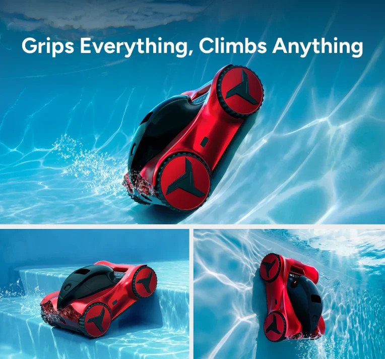 iGarden Robotic Pool Cleaner M1-AI 55 Cordless Pool Vacuum Cleaner