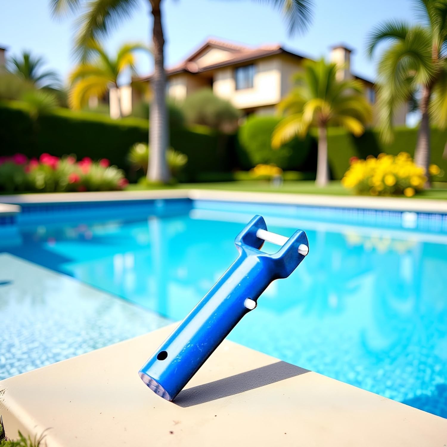 Blue Pool Vacuum for Head Handle Replacement Parts with V and for Replacement…