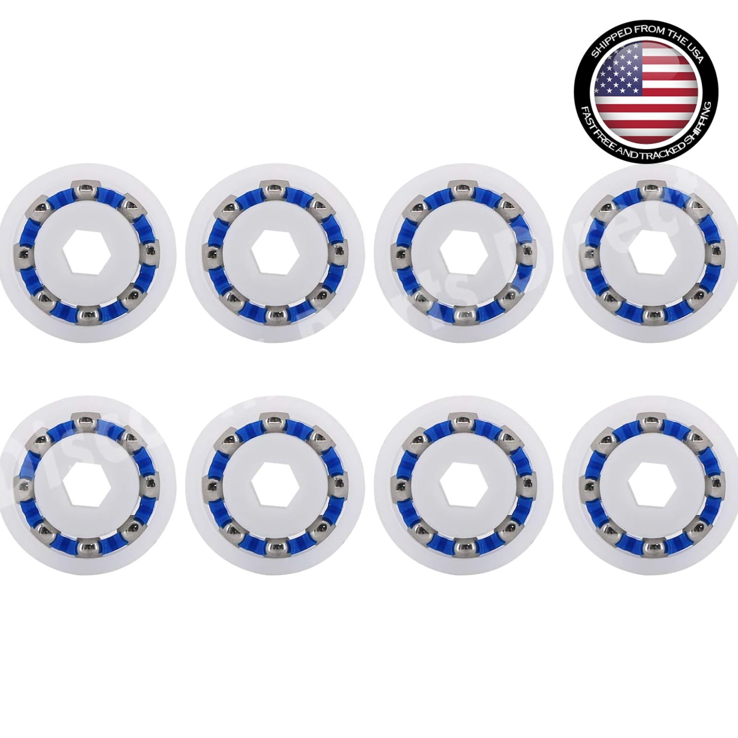 8-Pack Stainless Steel Ball Bearings for Polaris Pool Cleaners – Models 360, 380