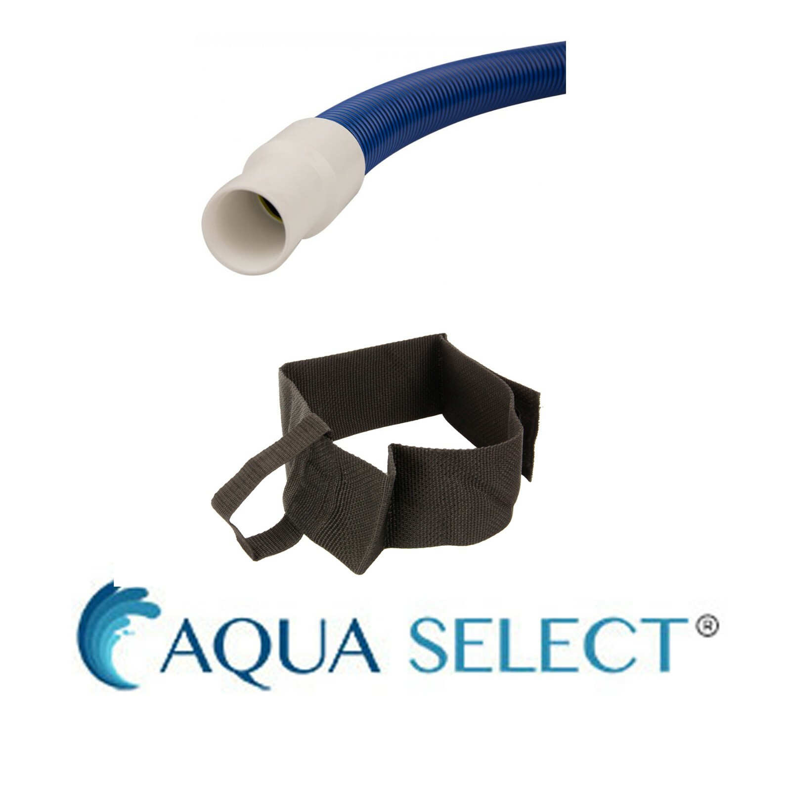 Aqua Select Swimming Pool 1¼ » Vacuum Hose For Cleaning Pool w/ Hose Helper