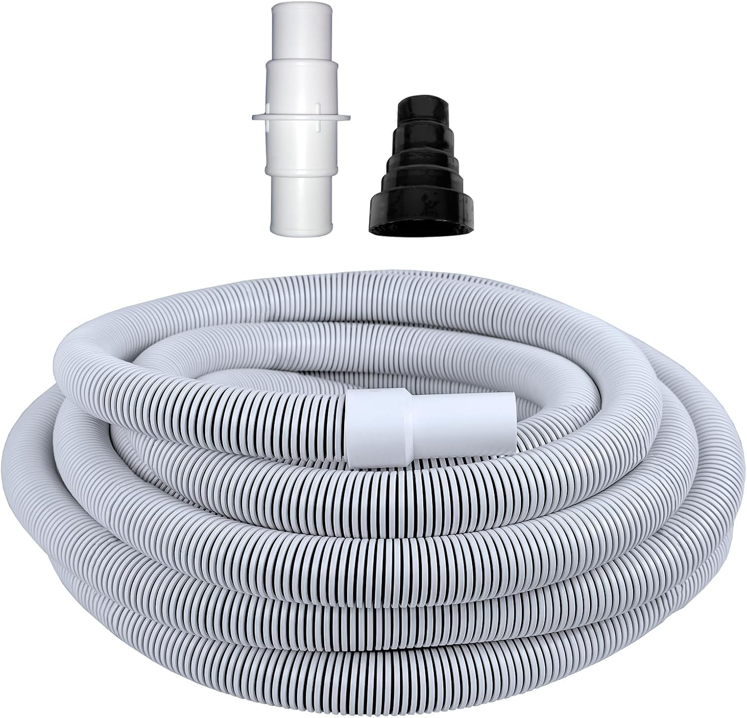 Poolmaster 1.5&Prime; x 35&prime; In-Ground Above Pool Vacuum Hose with Conversion Adapter