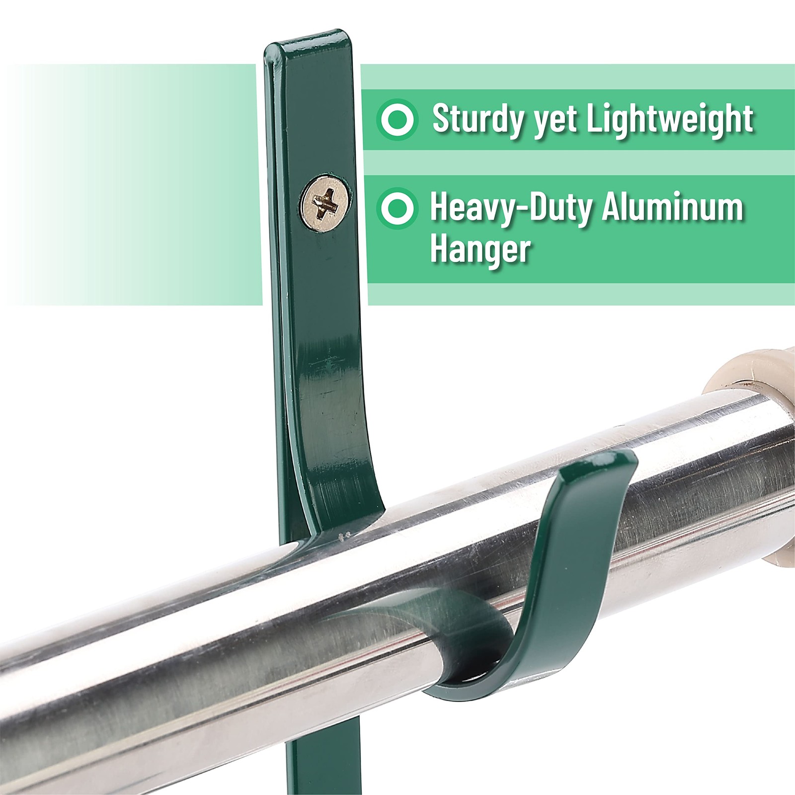 Pool Pole Hanger 2 Pack, Pool Equipment Hooks for Poles and Hose, Accessories