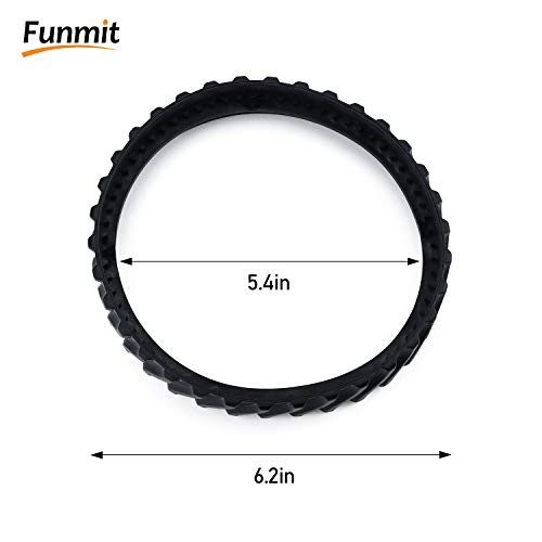 4 Pack Pool Cleaner Wheel Tires – Heavy-Duty Rubber for Zodiac MX8/MX6 Elite – U