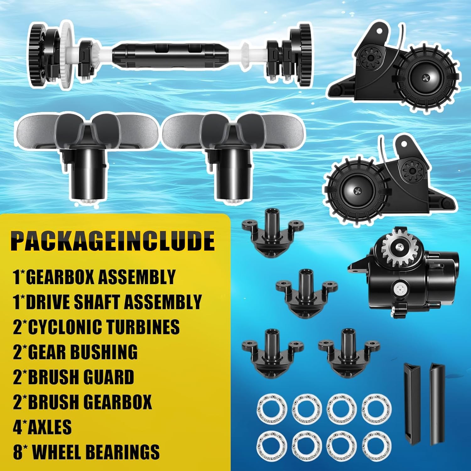 Tune Up Kit R0995100 Fit for Polaris Quattro P40 P4000 Pool Cleaner w/GearBoxs