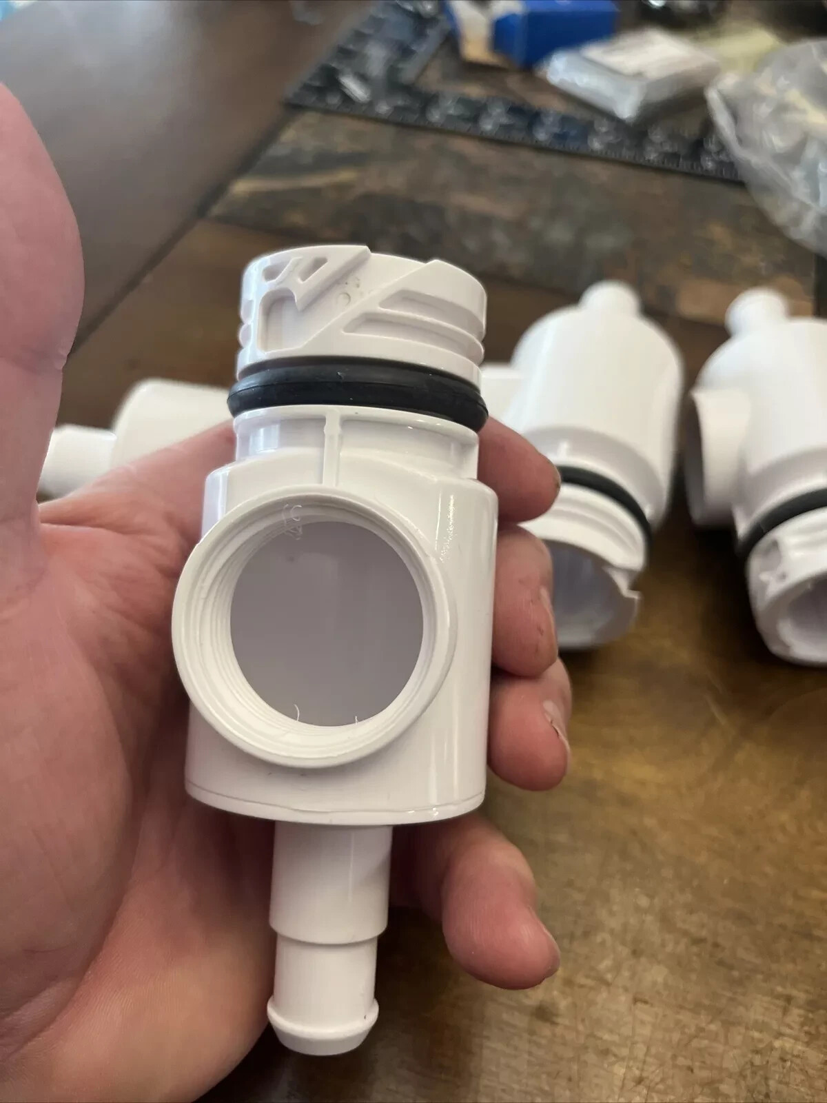 4 Pcs Aftermarket For Polaris Wall Fitting Quick Disconnect D29 White -DD