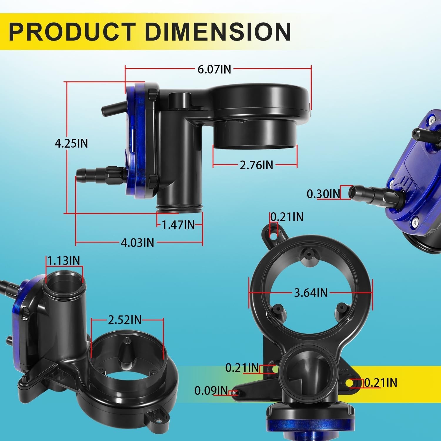 For Polaris Water Management System Assembly with O-Ring for 3900 (39-300)