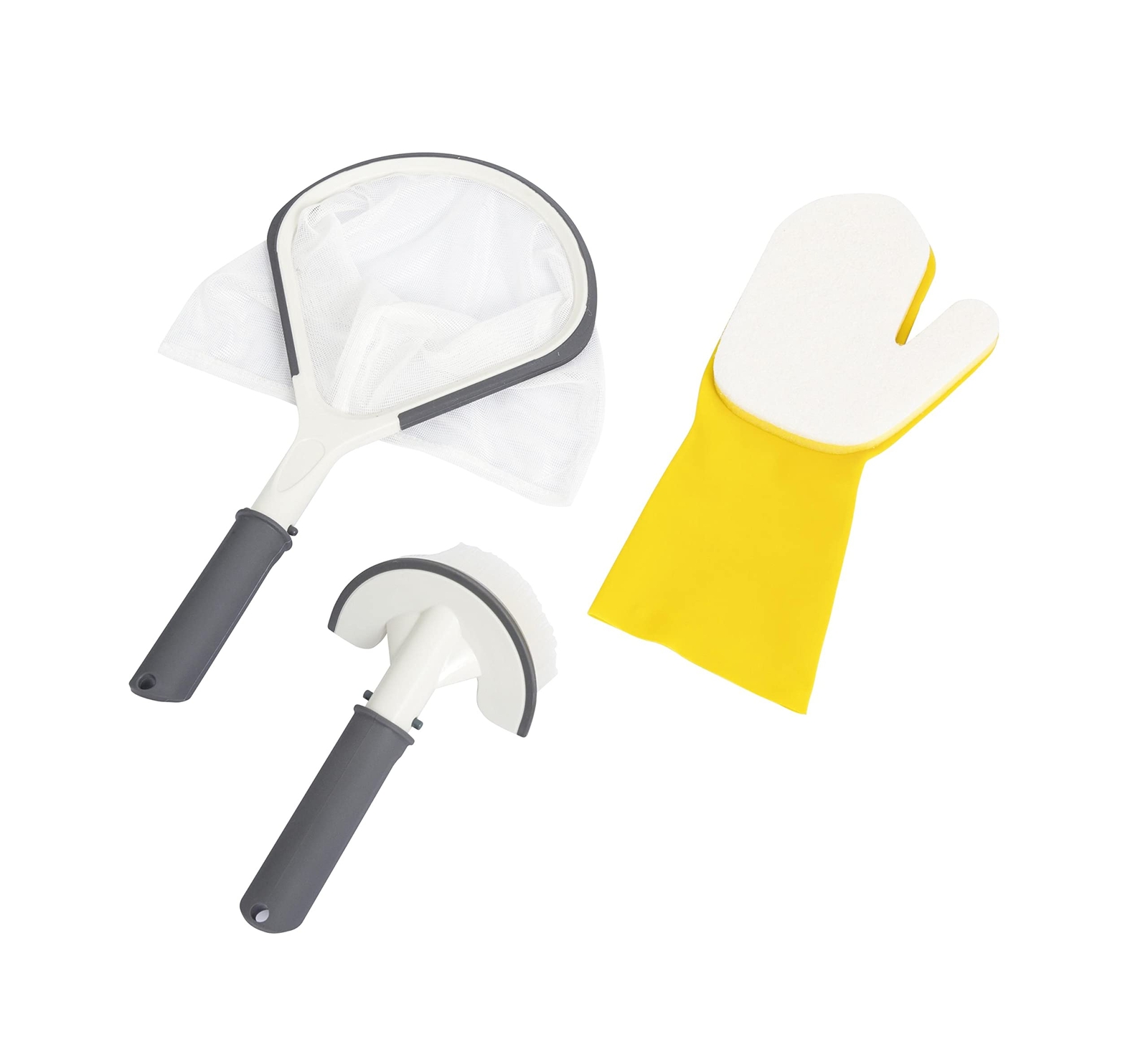 Bestway Hot Tub Cleaning Kit Brush Scrubbing Mitt Net for Spa Maintenance