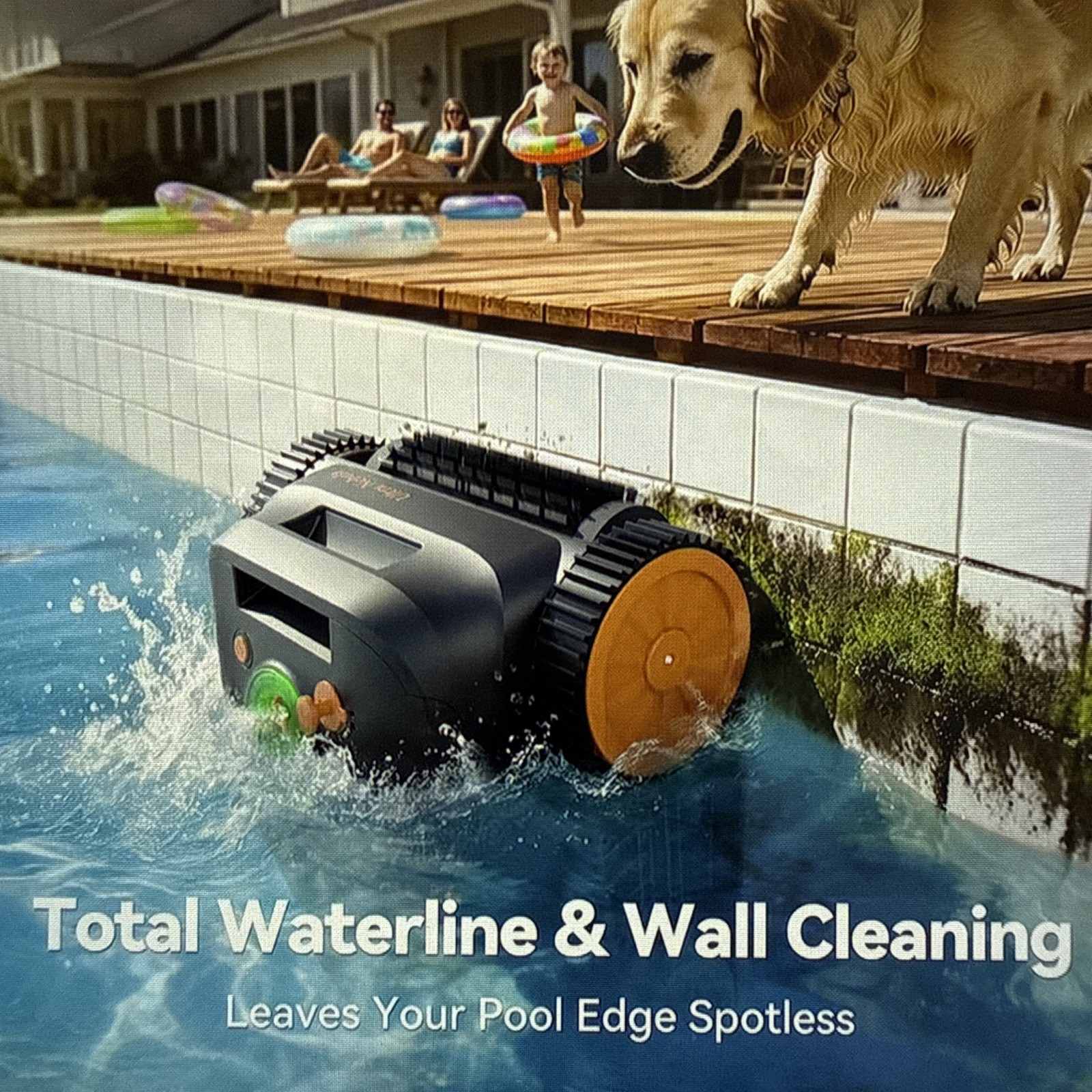 CoasTeering Ultra Nebula Smart Robotic Pool Vacuum, 5580 GPH, 3229 SqFt, 180 Min