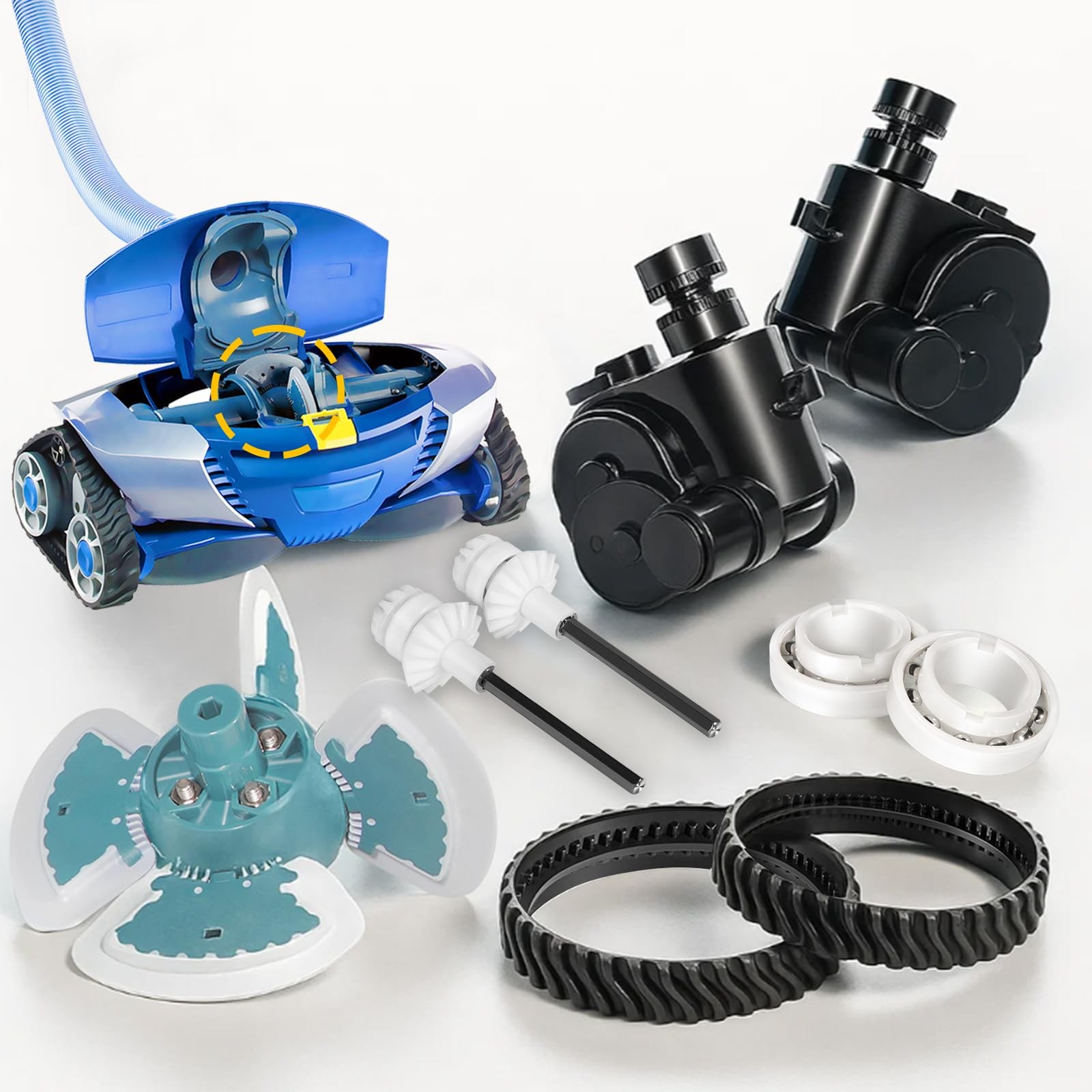 Replacement Tune-Up Kit Fit forZodiac MX6 MX8 MX6EL MX8EL Black White Blue