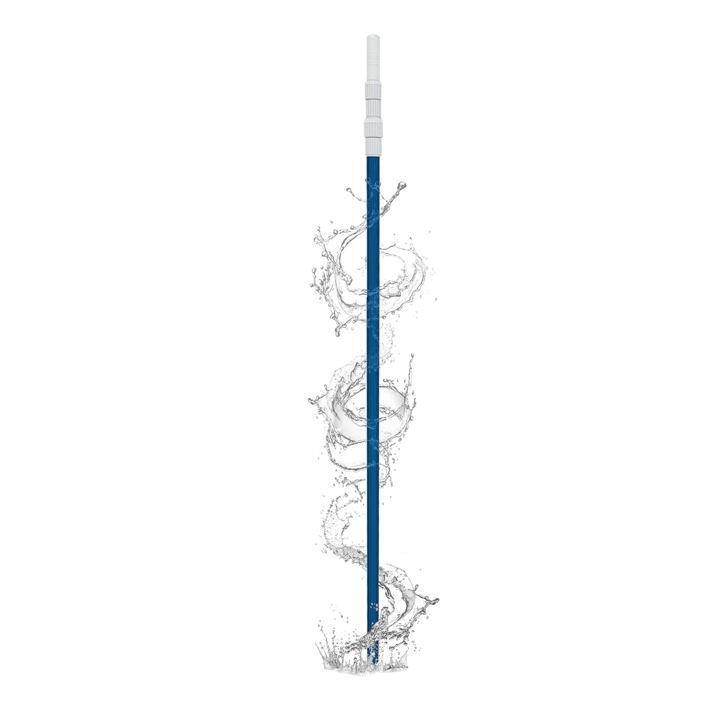 Durable 4-12 Ft Telescopic Pool Pole for Pool Cleaning, Anodized Aluminum Ext…