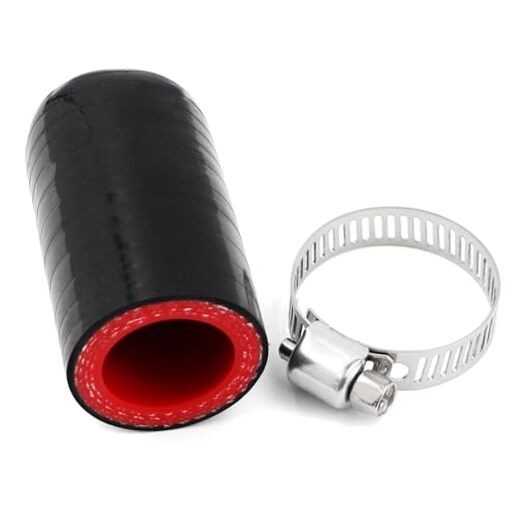 Silicone Coolant Cap Vacuum Hose Plug with Clamp,High Temperature 3/4&Prime;(19mm)