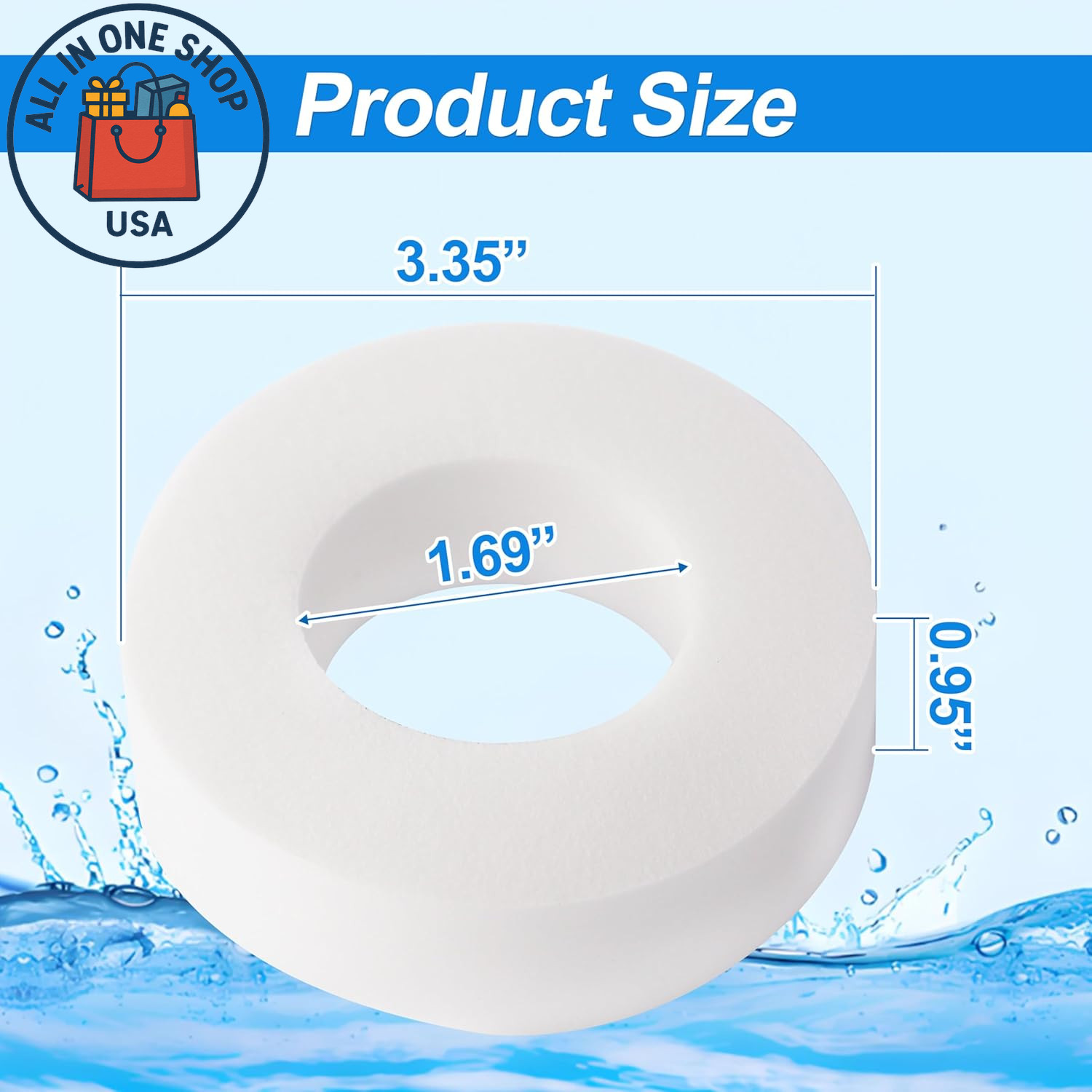 Replacement Climbing Ring for Maytronics Dolphin Pool Cleaners (4 Pack)