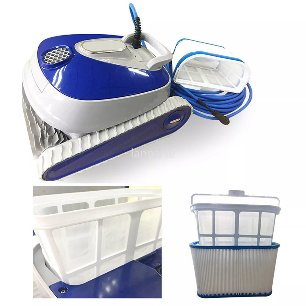 Automatic Swimming Pool Cleaner Robot Remote Underwater Cleaner Wall Climbing BT