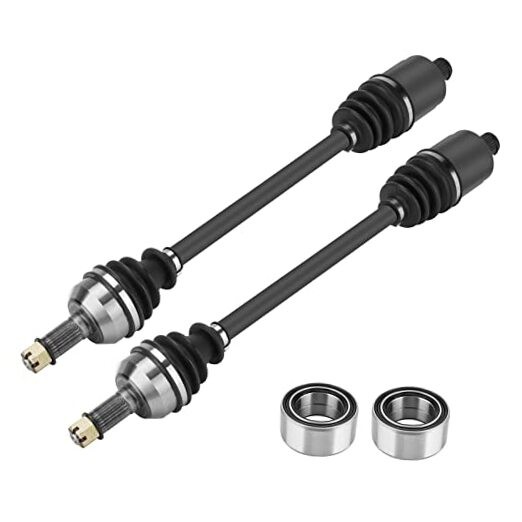 Rear Left Right CV Axle & Wheel Bearing Kit 2 Rear Axles and 2 Wheel Bearings