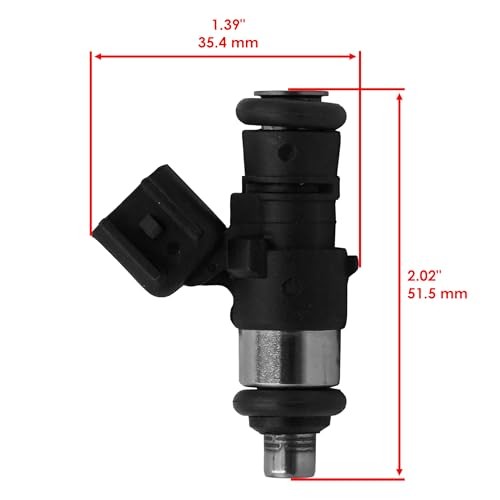 2 Fuel Injector Compatible with Polaris Ranger Xp 900 2013 2014 2015 2016