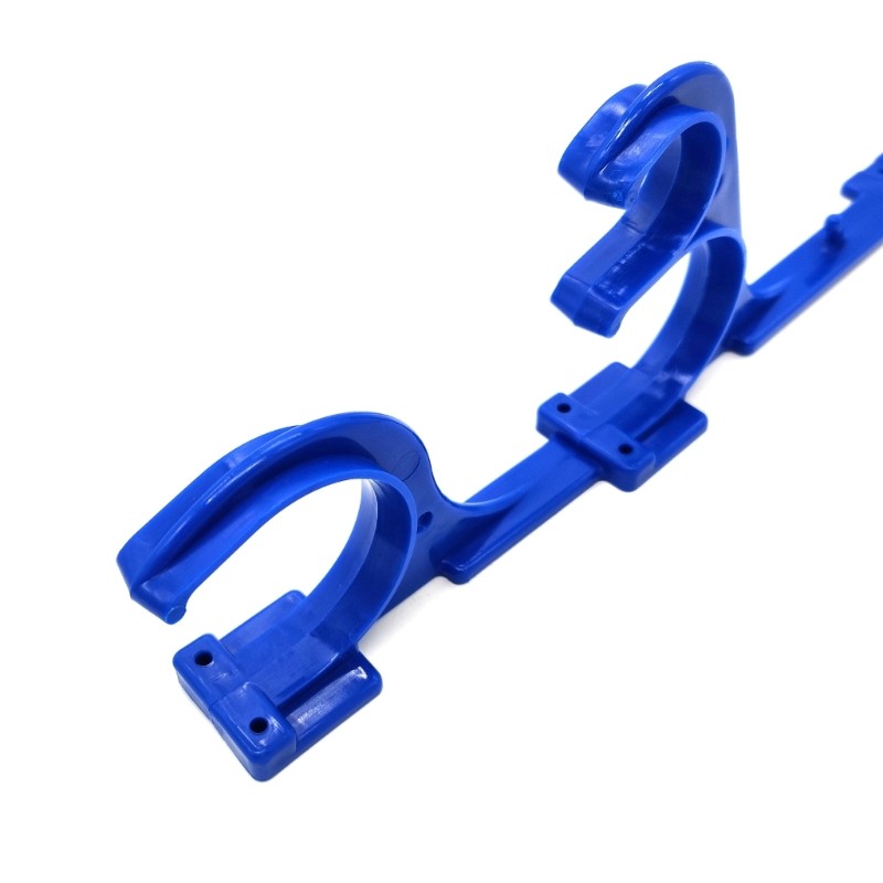 2Pcs Outdoor Pole Hanger Swimming Pool Hook Plastic Telescopic Rod Holder