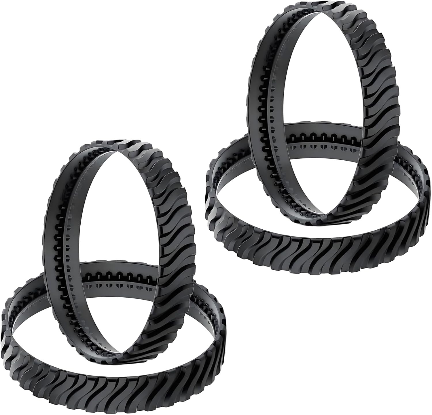 4pcs R0526100 Replacement For Zodiac Baracuda MX8, MX6 Pool Cleaner Tire Track