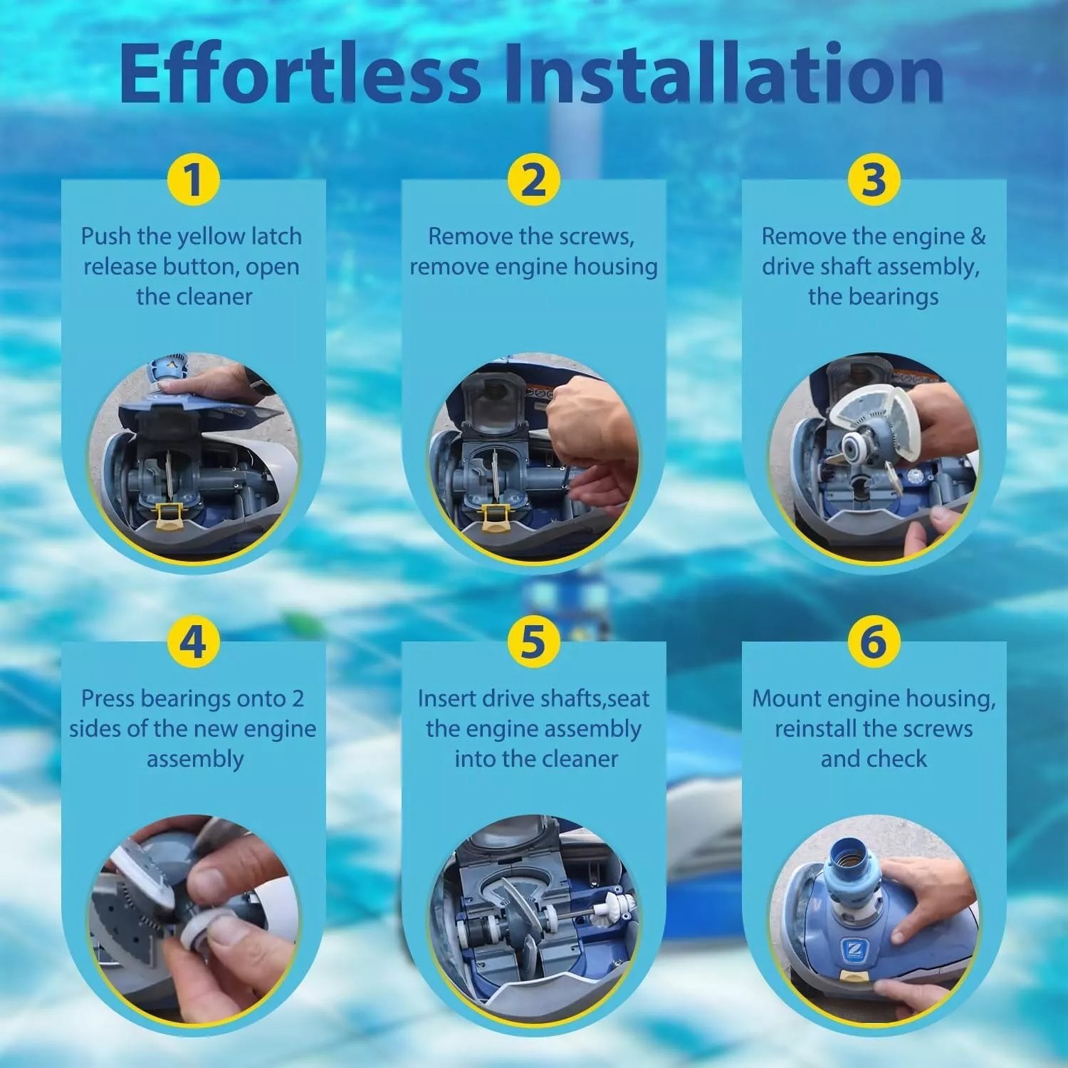 R0524900 Engine Assembly for Zodiac MX8 MX8EL Elite Automatic Suction Side Pool
