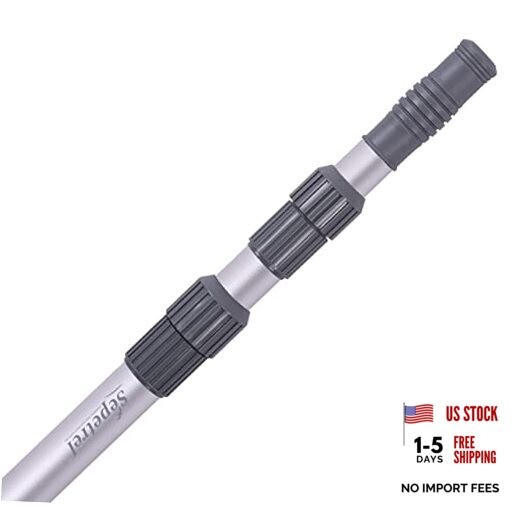 Pool Pole – Professional 15 Foot Telescoping Swimming Pool Cleaning 15 Feet