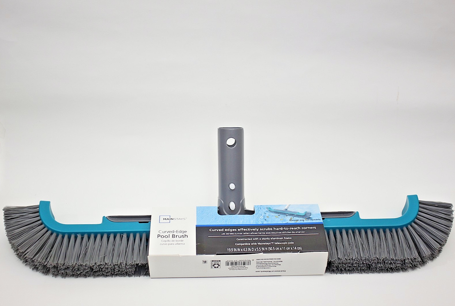 Curved Edge Pool Brush 19 3/4 Inch