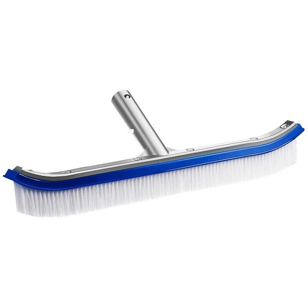 Swimming Pool Cleaning Tool Curved Edge Design Heavy Duty Wall Floor Brush Head