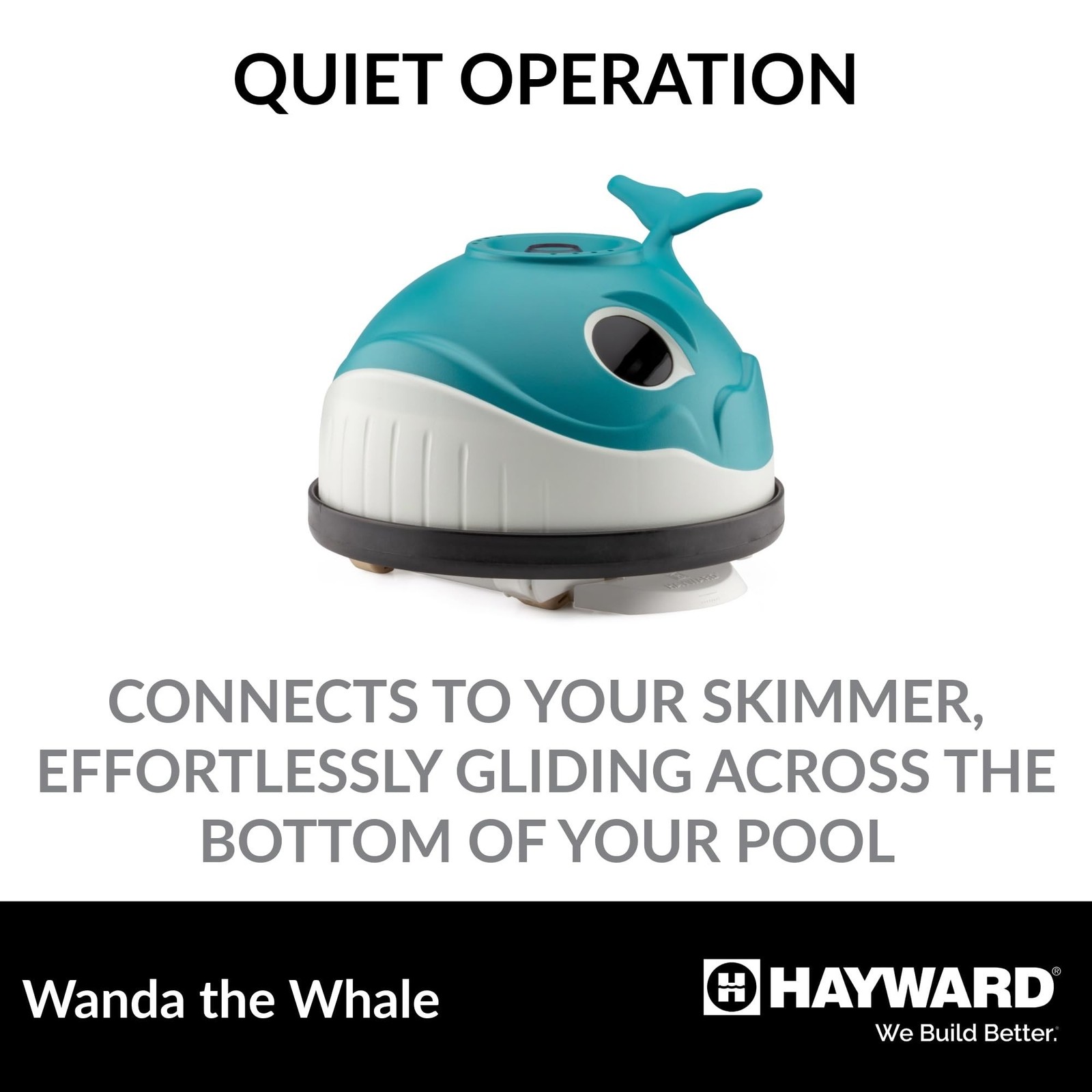 Hayward W3900 Wanda the Whale Above-Ground Suction Pool Cleaner for Any Size …