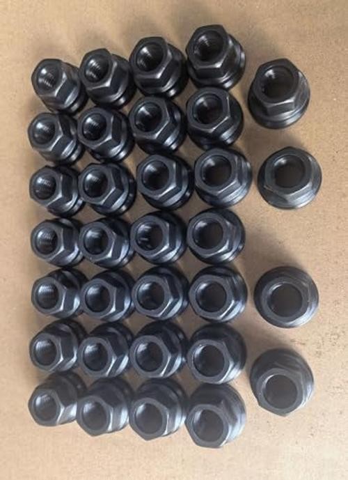 pcs M14*2 Factory Style Open-end Flange Flat Lug Nuts 611-196 Replacement 32