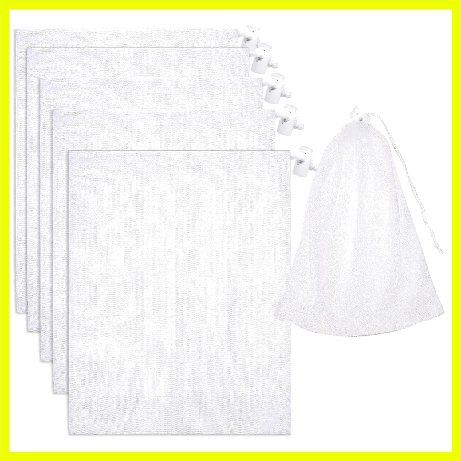 6Pack 24 * 16 » Pool Fine Mesh Filter Bags for Leaf Vacuum Pool Cleaners,Pool…